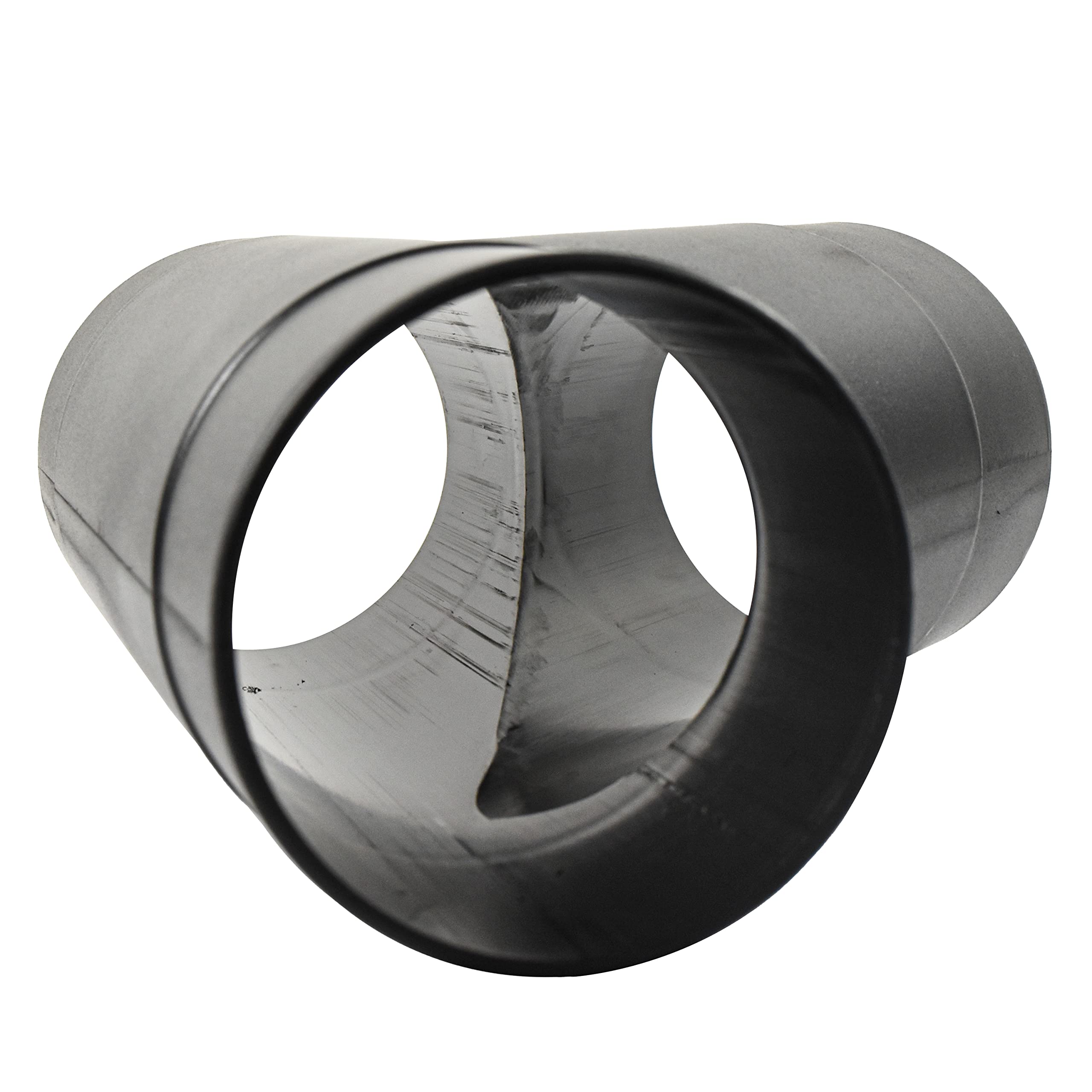 Alt View 3. HQRP - 4 in Dust Collection Y-Fitting Hose Connector for JET JW1015 - ABS 3-Way Splitter.