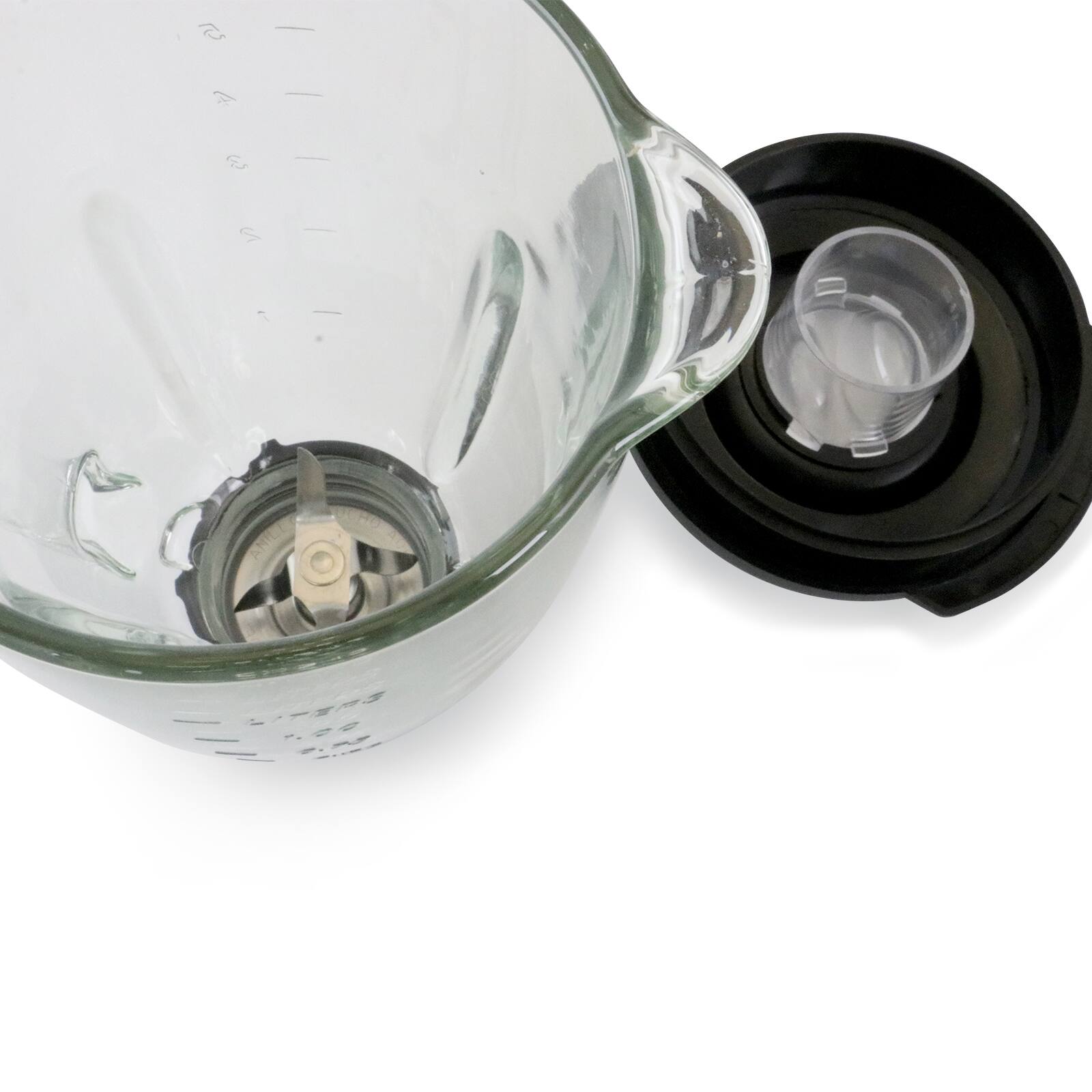 Alt View 2. Better Chef - Better Chef 6 Piece 48 Oz Round Blender Glass Jar Replacement Kit - Clear.