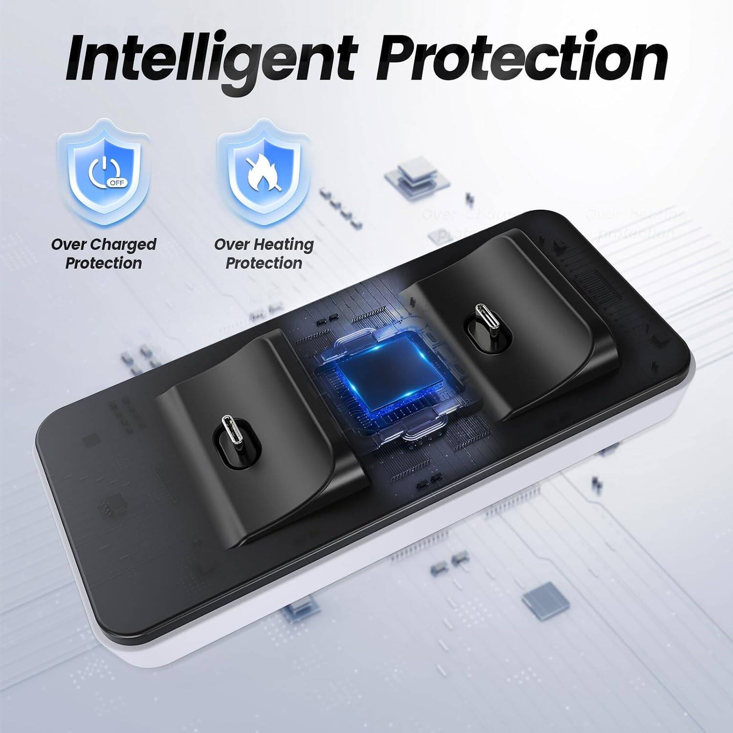 Intelligent Protection

- Over Charged Protection
- Over Heating Protection