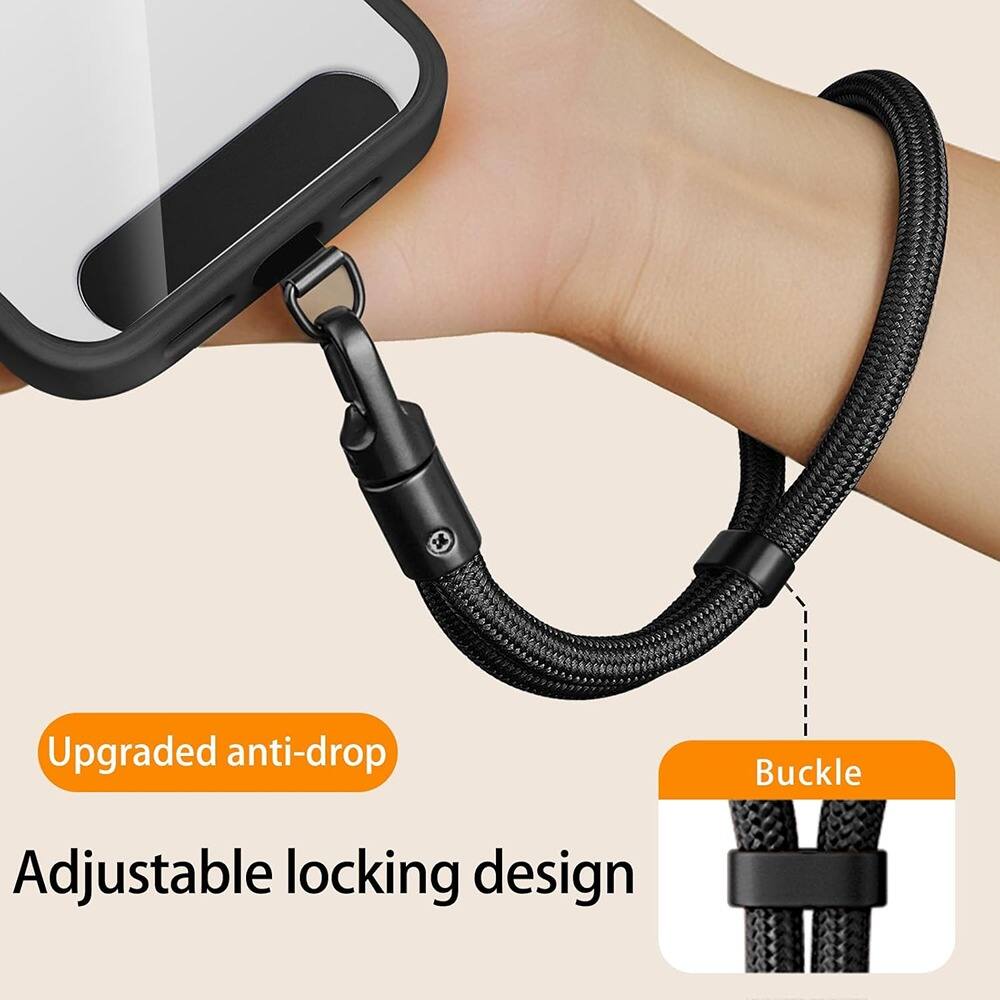 Upgraded anti-drop  
Adjustable locking design  
Buckle