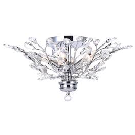 CWI Lighting - Ivy 6 Light Flush Mount With Finish - Chrome
