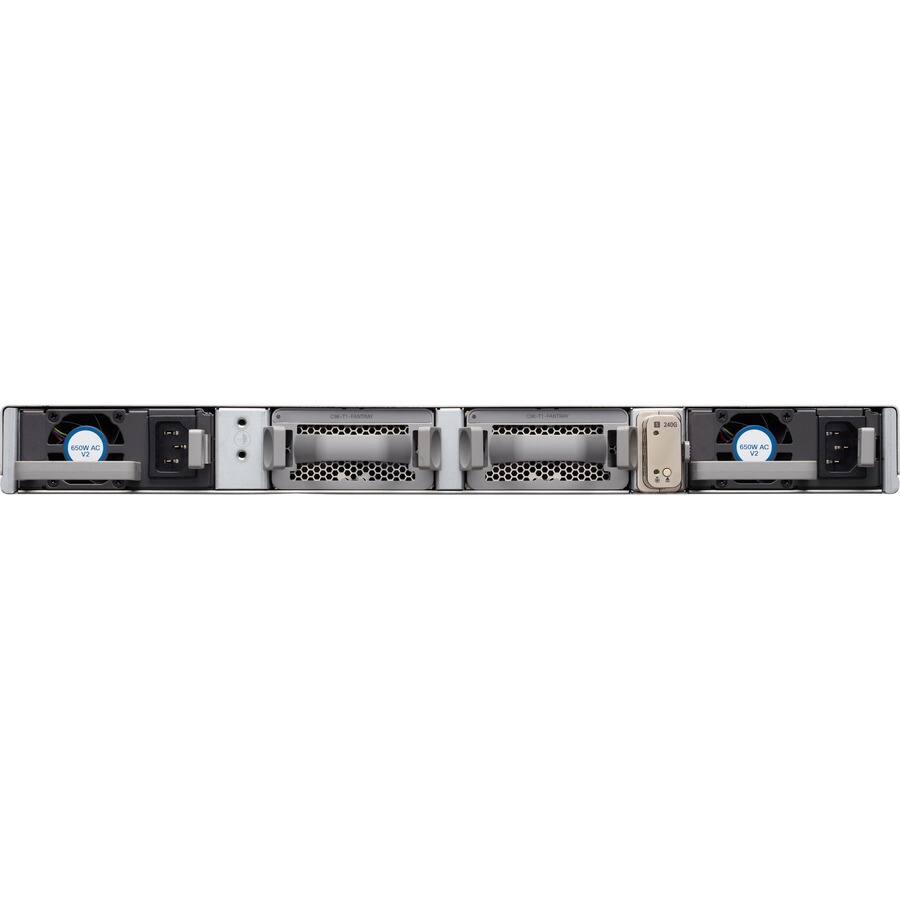 The text on the image reads:

"COMBO-1-10G-48P-4S
650W AC
V2

COMBO-1-10G-48P-4S
650W AC
V2"