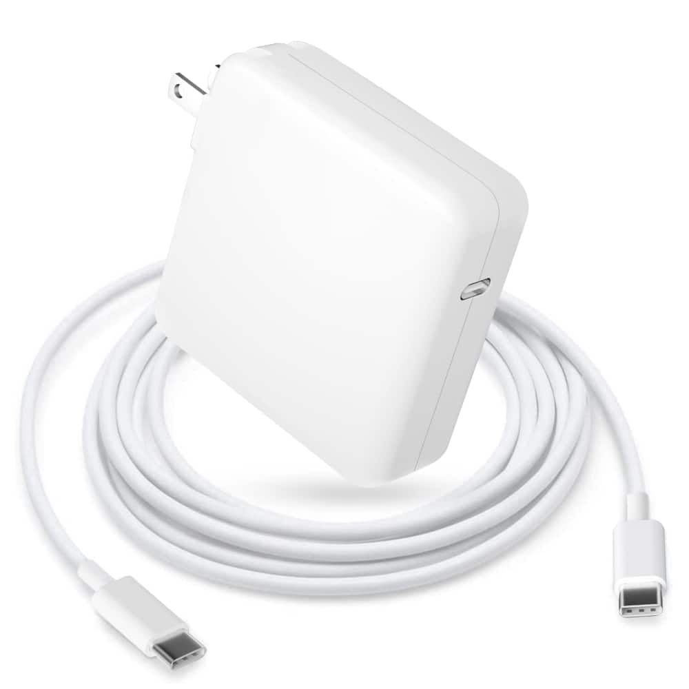 BEARSOLIM - Mac Book Pro Charger - 87W USB C Power Adapter Compatible Works 70W 67W 61W 30W 29W, Include Charge Cable(6.6Ft)