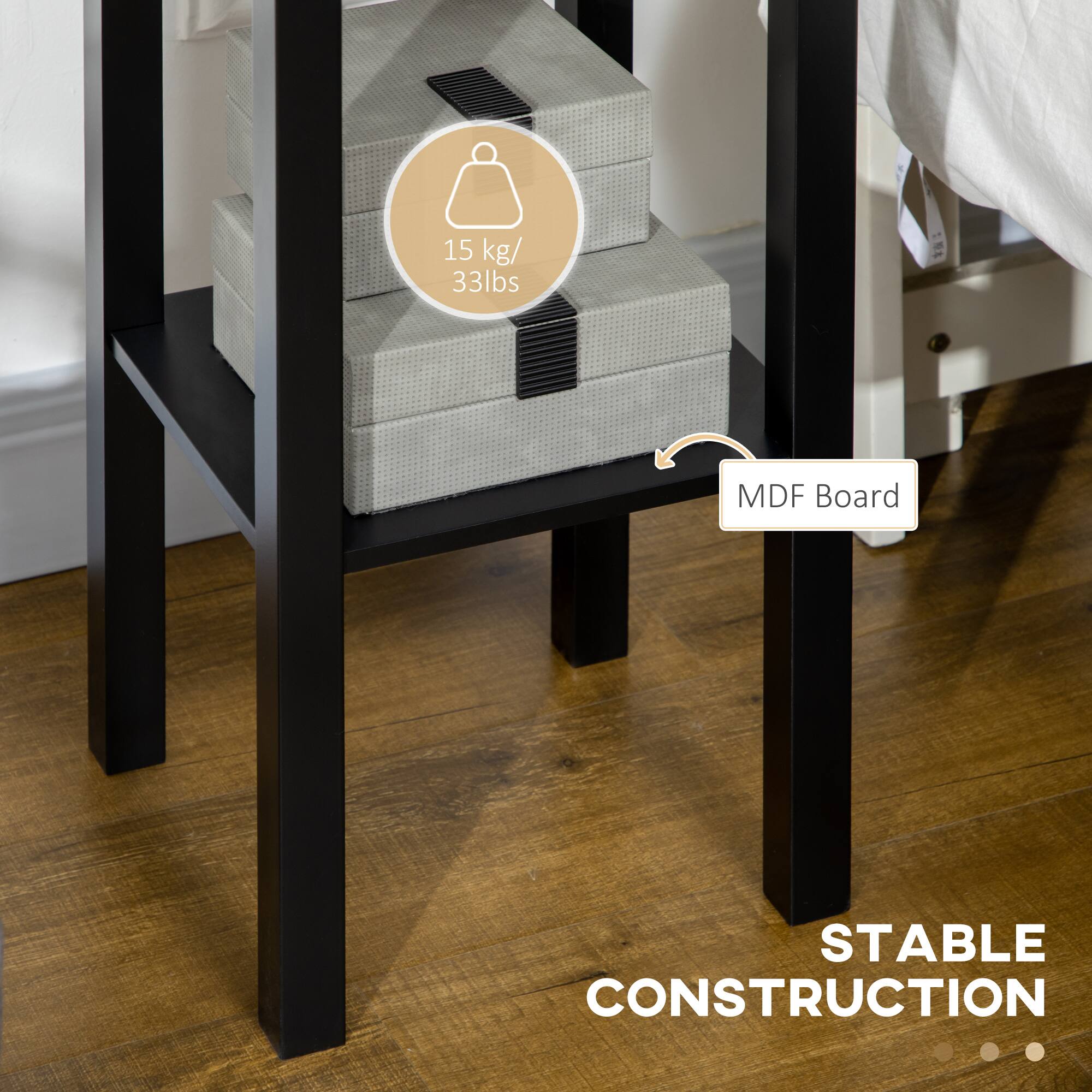 15 kg/ 33lbs, MDF Board, STABLE CONSTRUCTION