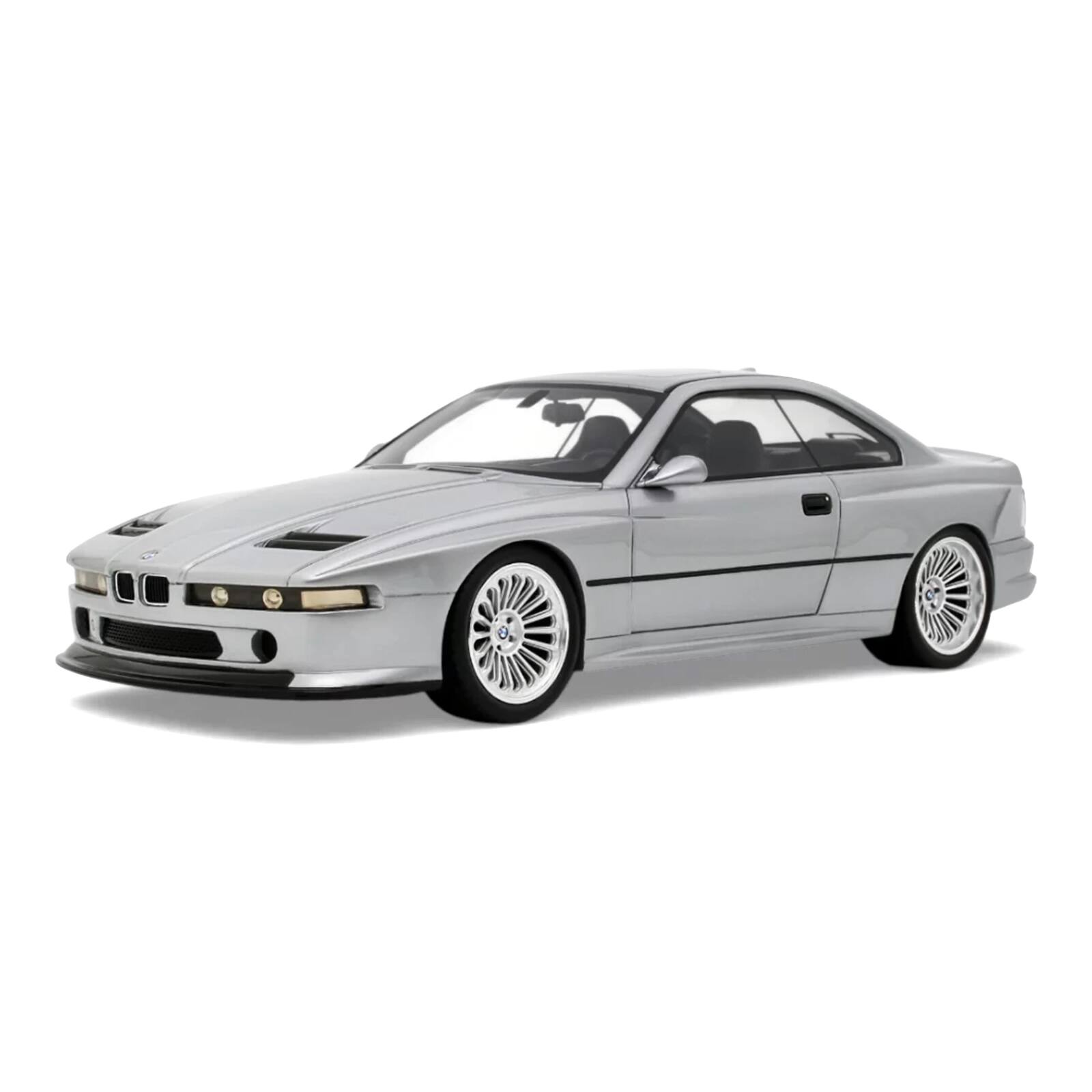 Front. Otto Mobile - 2024 BMW Reyn Speed Shop 858 CSL "Designed by JONSIBAL" Chrome Shadow Metallic 1/18 Model Car by Otto Mobile.