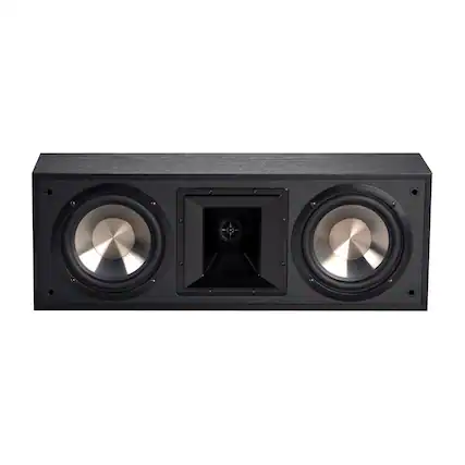 Front. BIC America - Formula Series FH6-LCR Dual 6.5" Indoor Bookshelf Surround Speaker, 175 Watts - Black.