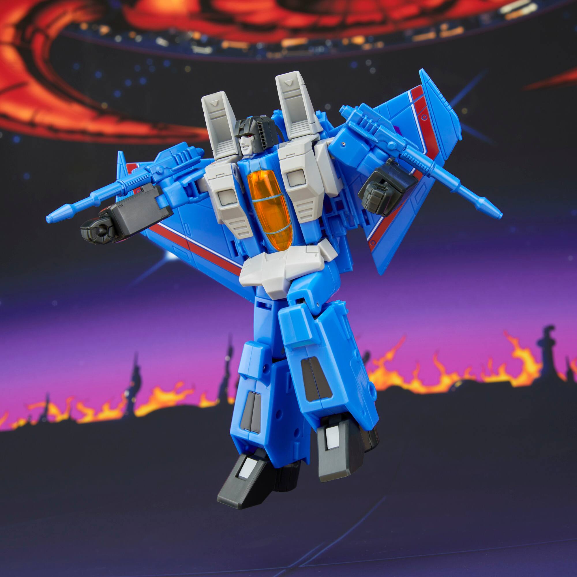 Alt View 1. Transformers - Transformers Studio Series The Transformers: The Movie Voyager Class Thundercracker Action Figure.