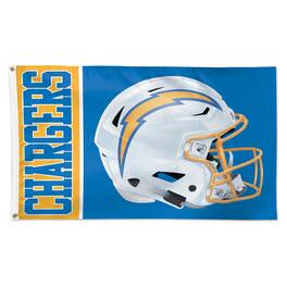 WinCraft - Los Angeles Chargers 3' x 5' Helmet Deluxe Single-Sided Flag - Multicolor
