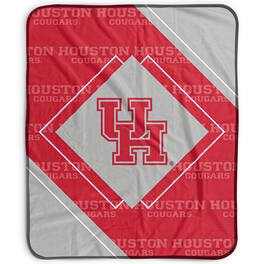 Pegasus - Houston Cougars 50" x 60" Diamond Logo Fleece Blanket - Multicolor