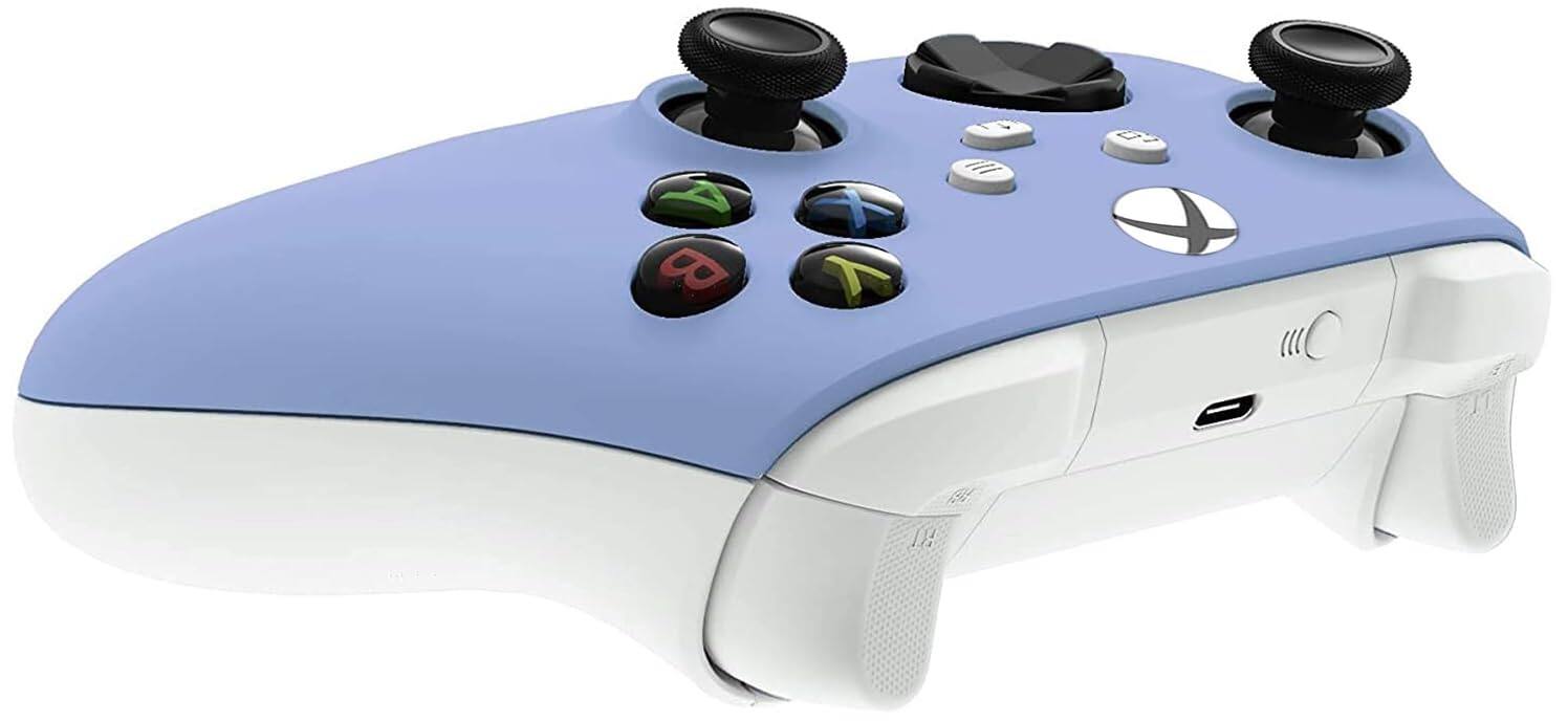 Back. Custom Controllerzz - Custom Wireless Controller for Xbox Series X|S, Xbox One, & PC - Light Violet.