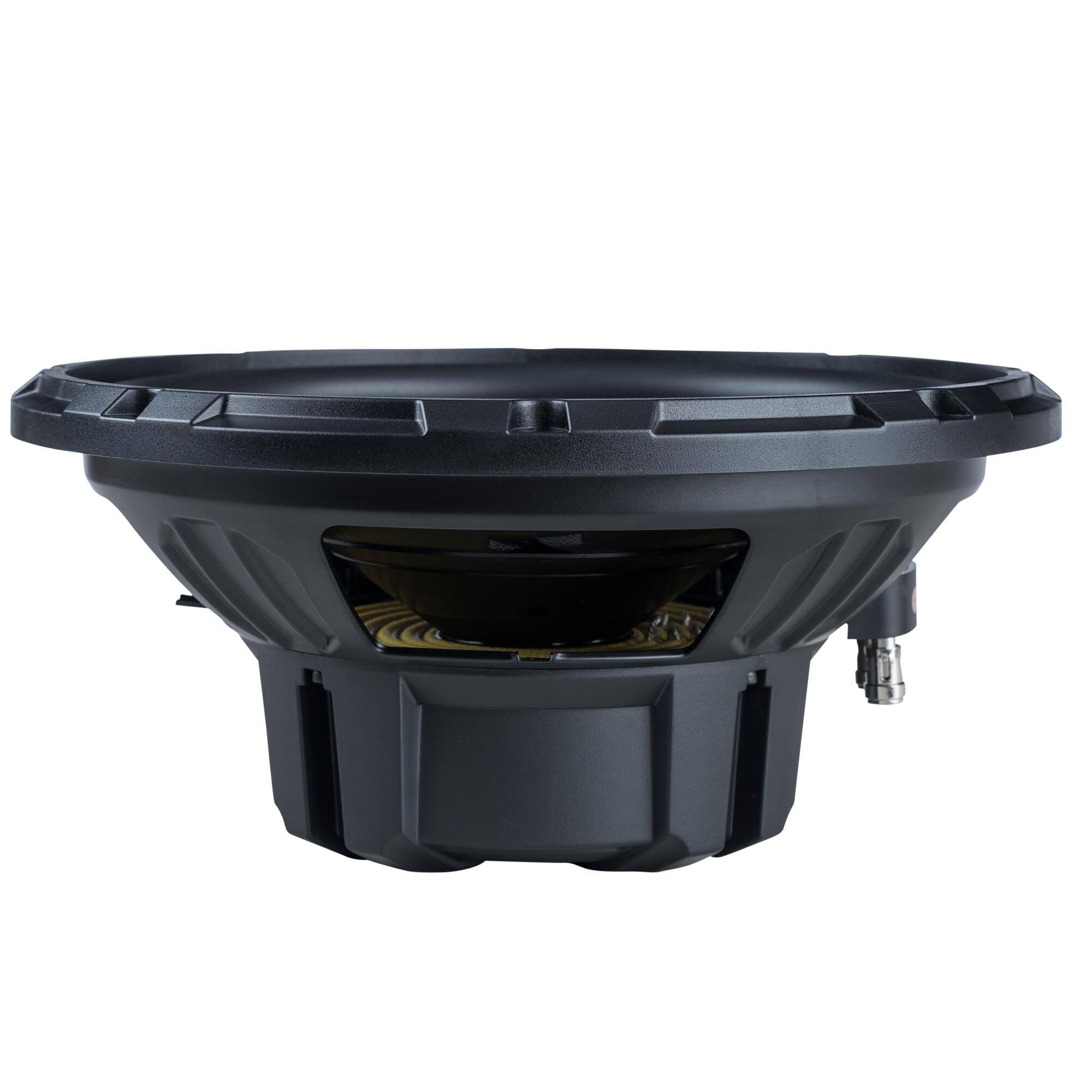 Alt View 10. Memphis Car Audio - Memphis Audio SRX1240V 12" Street Reference Single 4-Ohm Subwoofer - 250 wRMS - Black/Gray.