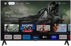 For you
Live
Apps
Library
Google TV
Disney+
The Mandalorian
The Mandalorian and Grogu embark on a journey of adventure and redemption
Top picks for you
NOPE
EVERYTHING EVERYWHERE ALL AT ONCE
SEVERANCE
LOVE, VICTOR
Disney+ Now streaming
Your apps
Netflix subscription required. Separate subscriptions required for certain streaming services or access to certain content.
YouTube
NETFLIX
prime video
Disney+
tv
max
YouTube Music
TCL