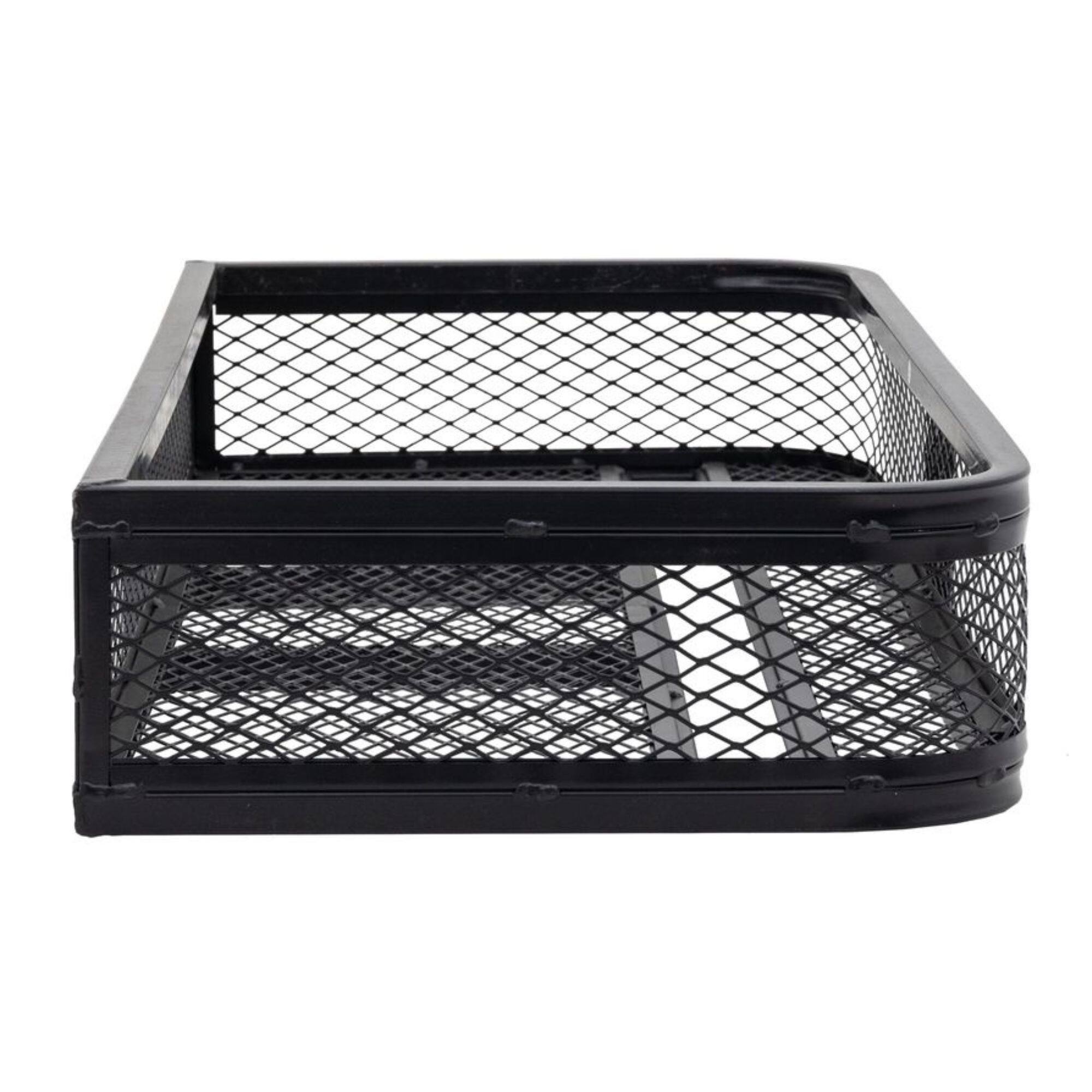 Alt View 7. Titan Ramps - Titan Ramps Universal ATV/UTV Front Cargo Basket Rack with 100 Pound Capacity - Black.