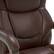 Alt View 12. La-Z-Boy - Delano Big & Tall Bonded Leather Executive Chair - Chocolate Brown/Gray Wood.
