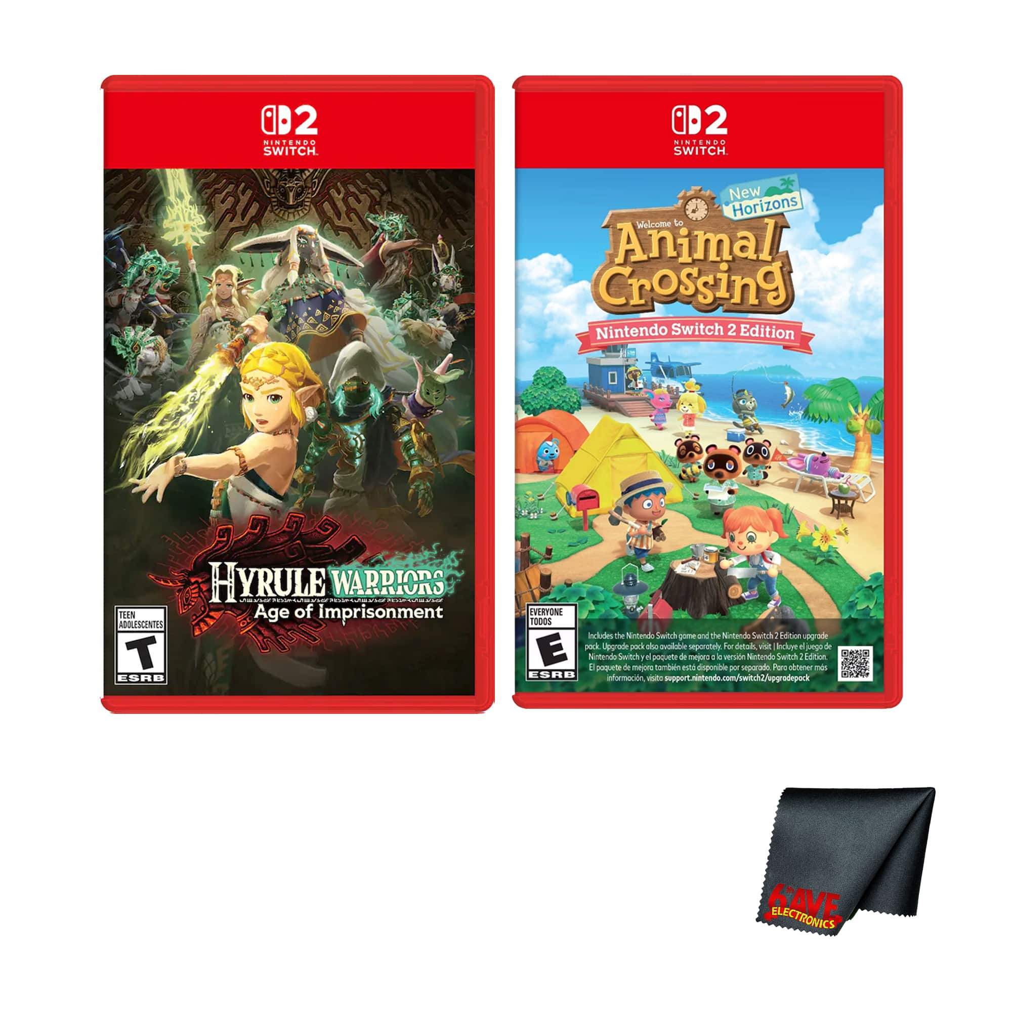 Animal Crossing New Horizons For Switch 2 Edition + Hyrule Warriors: Age of Imprisonment - Nintendo Switch 2