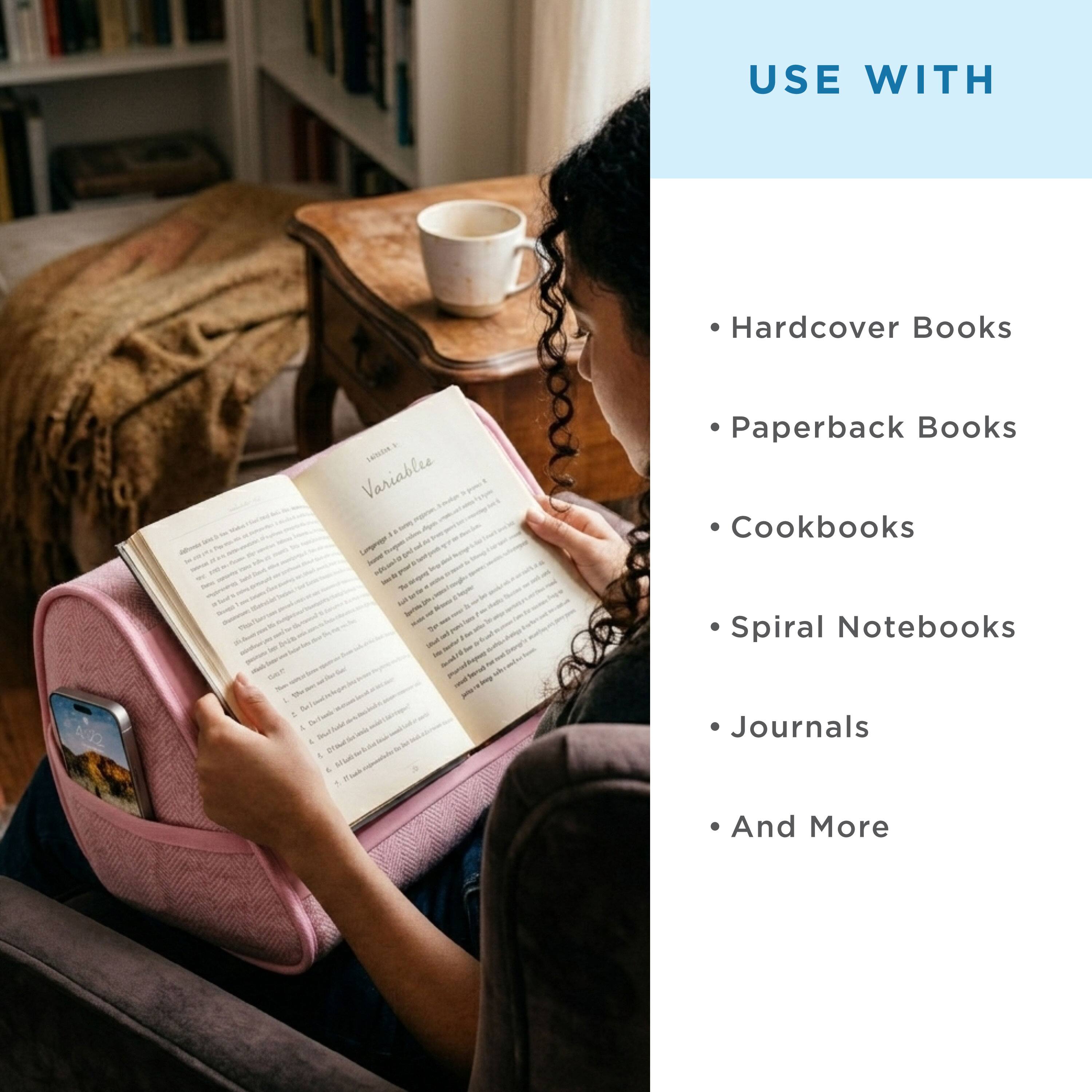 USE WITH

- Hardcover Books
- Paperback Books
- Cookbooks
- Spiral Notebooks
- Journals
- And More