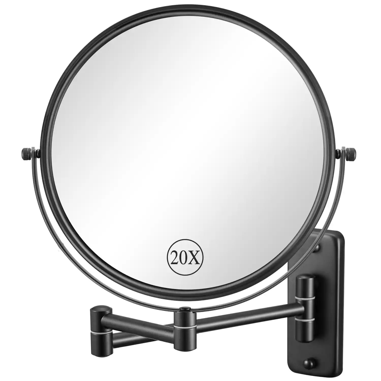 PO3TICJUNKI3 - 20x 1x Wall Mounted Makeup Mirror Sided Bathroom Size - Default