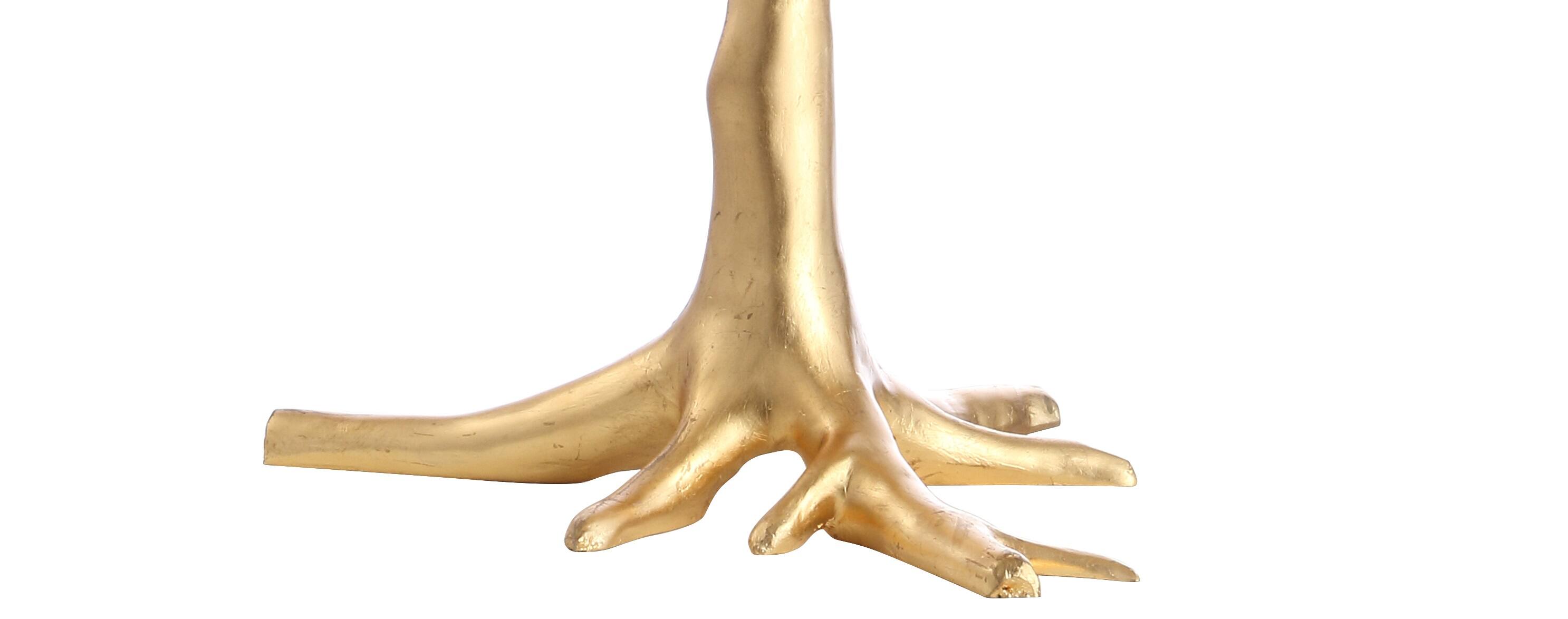 Alt View 4. Jonathan Y - Galen 33.5" Resin LED Table Lamp, Gold - Gold leaf.
