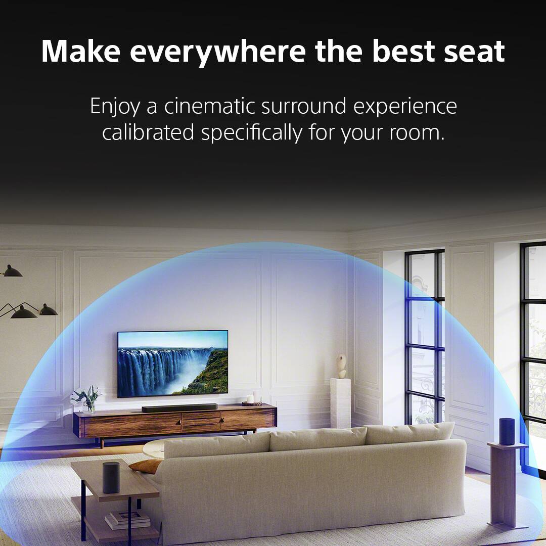 Make everywhere the best seat

Enjoy a cinematic surround experience calibrated specifically for your room.
