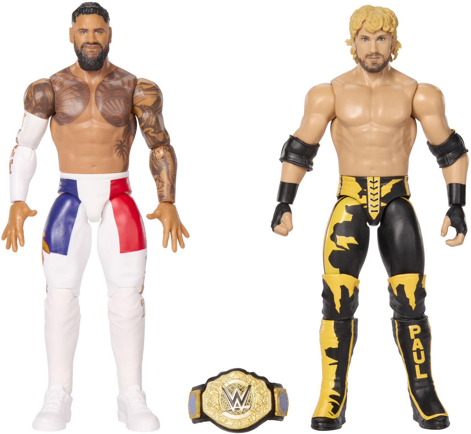 Mattel - WWE Main Event: Showdown Jey Uso vs Logan Paul Action Figure 2-Pack - COLLECTIBLES - Multicolor price history on PriceWatchPro
