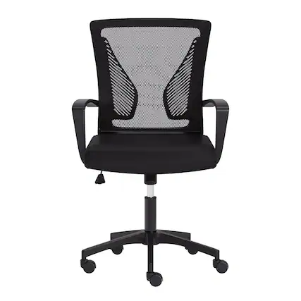 Front. CorLiving - Workspace Mesh Back Office Chair - Black.