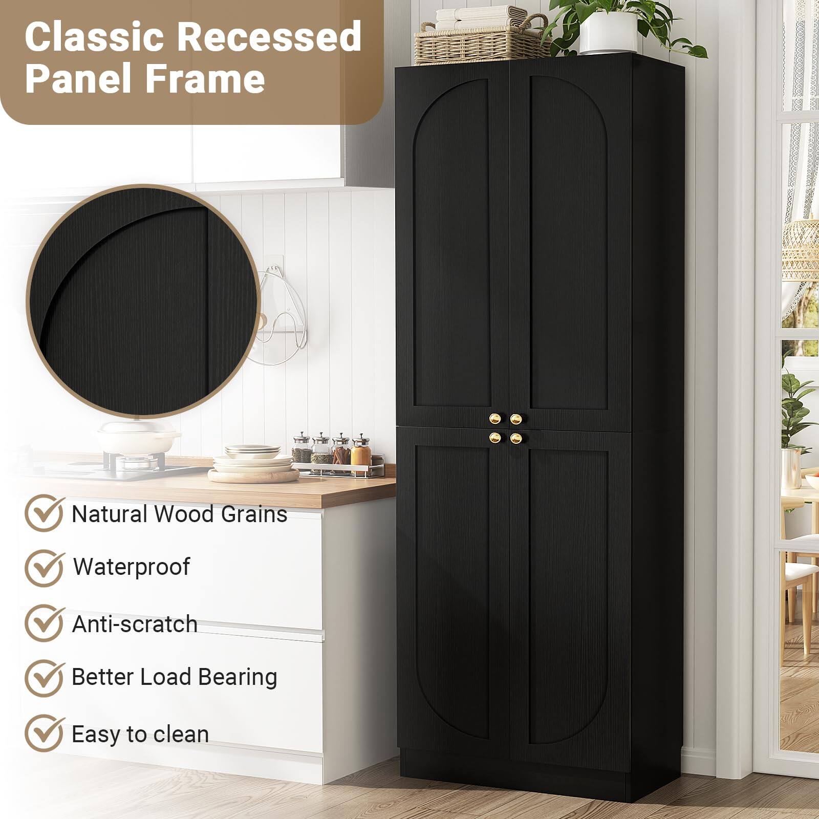 Classic Recessed Panel Frame

- Natural Wood Grains
- Waterproof
- Anti-scratch
- Better Load Bearing
- Easy to clean
