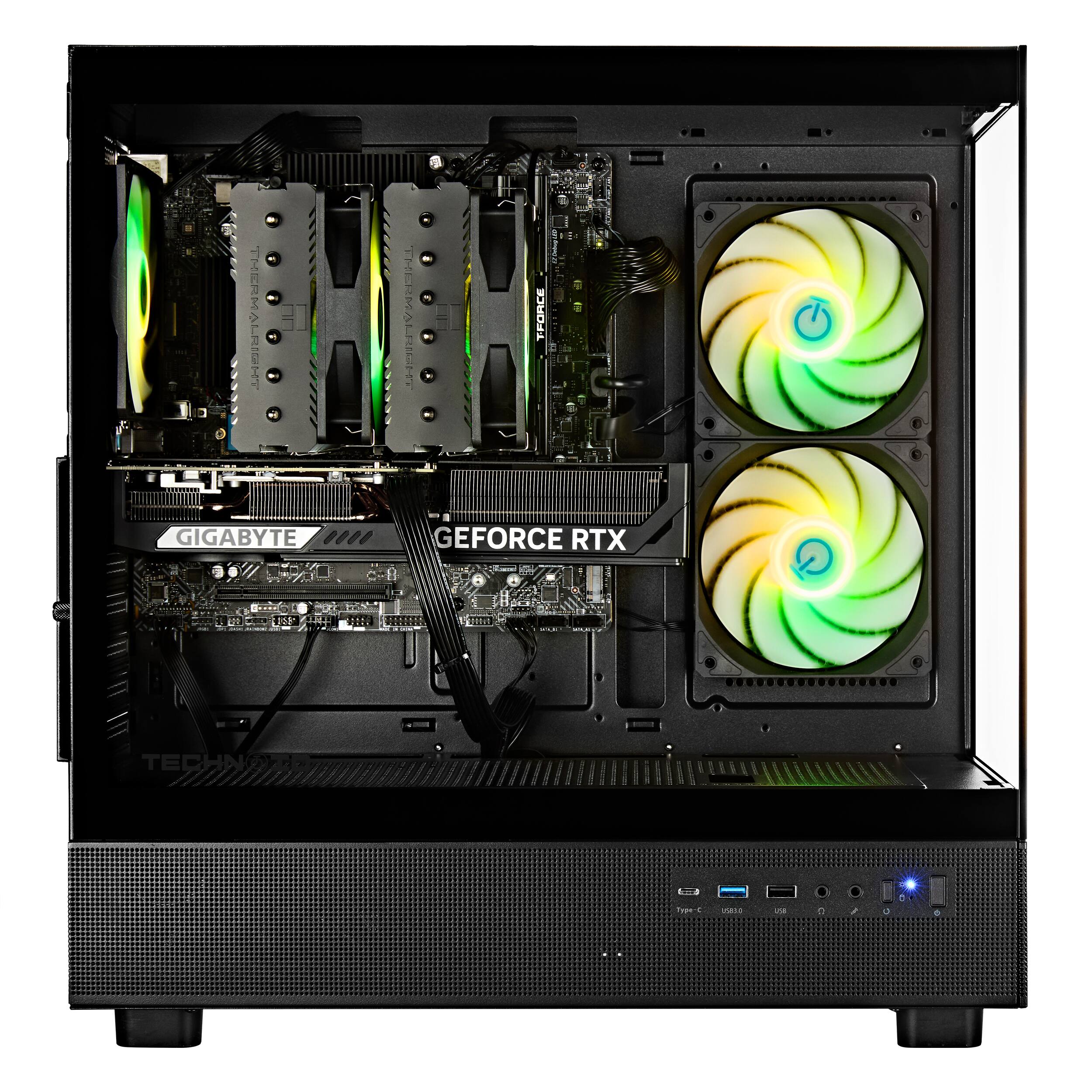 TECHNOID Glass –NVIDIA GeForce RTX 5070 Ti –Intel Core i7 14700KF