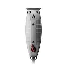 Andis - 04780 Professional T-Outliner Beard & Hair Trimmer for Men, Carbon Steel Blade, Bump-Free, Corded Grey