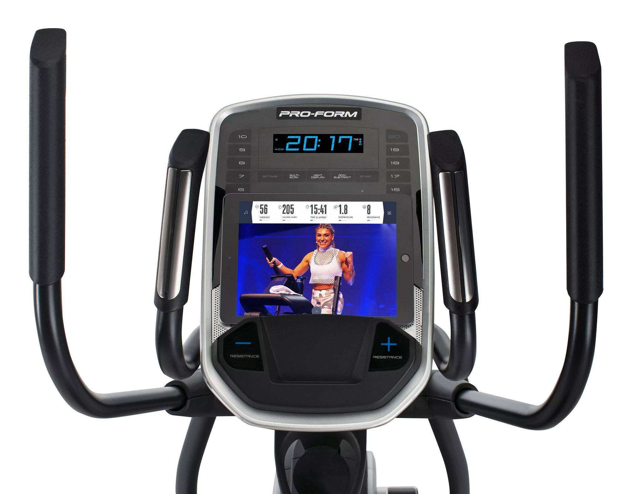 Alt View 37. ProForm - ProForm Carbon EL Elliptical with Adjustable Stride & Incline, 30-Day iFIT Membership for Studio & Global Workouts - Black.