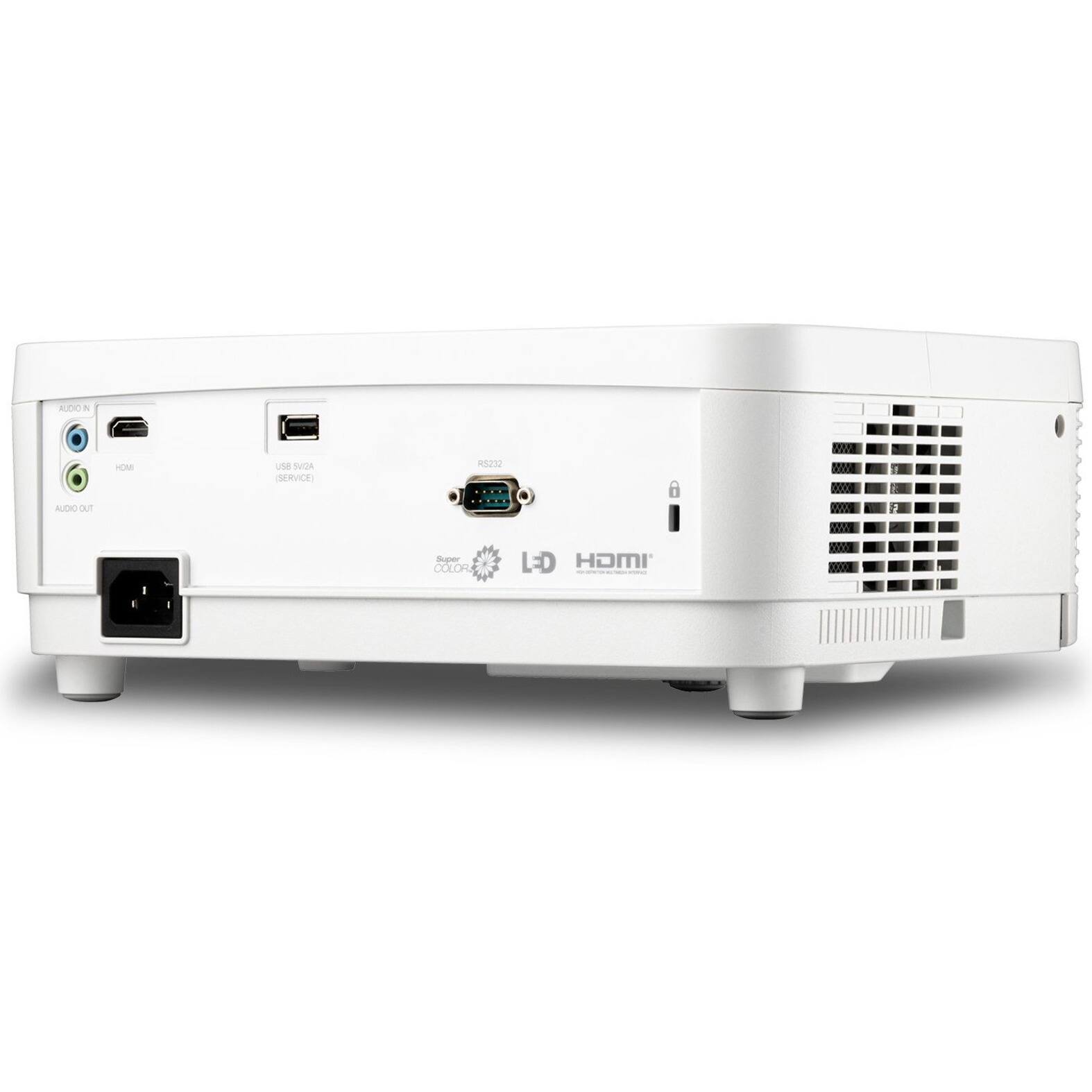 Alt View 20. ViewSonic - LS510WH-2 3000 ANSI Lumens WXGA LED Business/Education Projector - White.