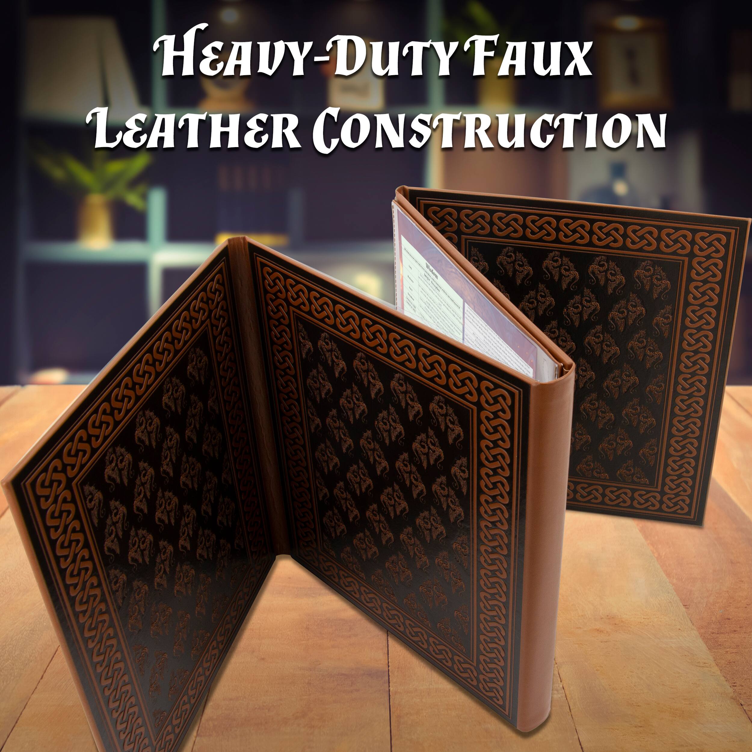 Heavy-Duty Faux Leather Construction