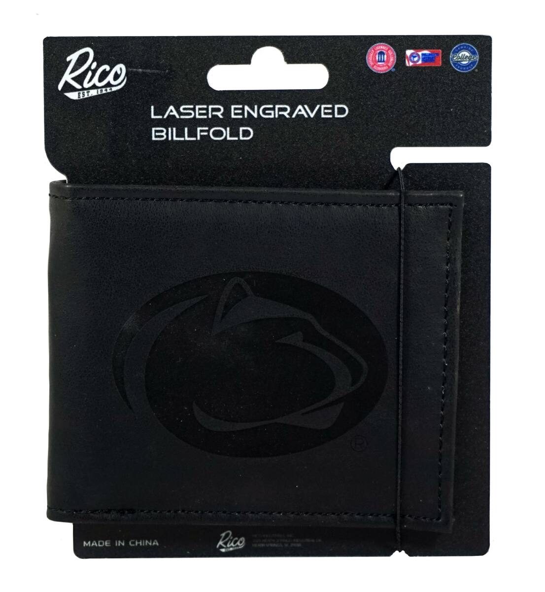 Rico  
EST. 1982  

LASER ENGRAVED BILLFOLD  

MADE IN CHINA