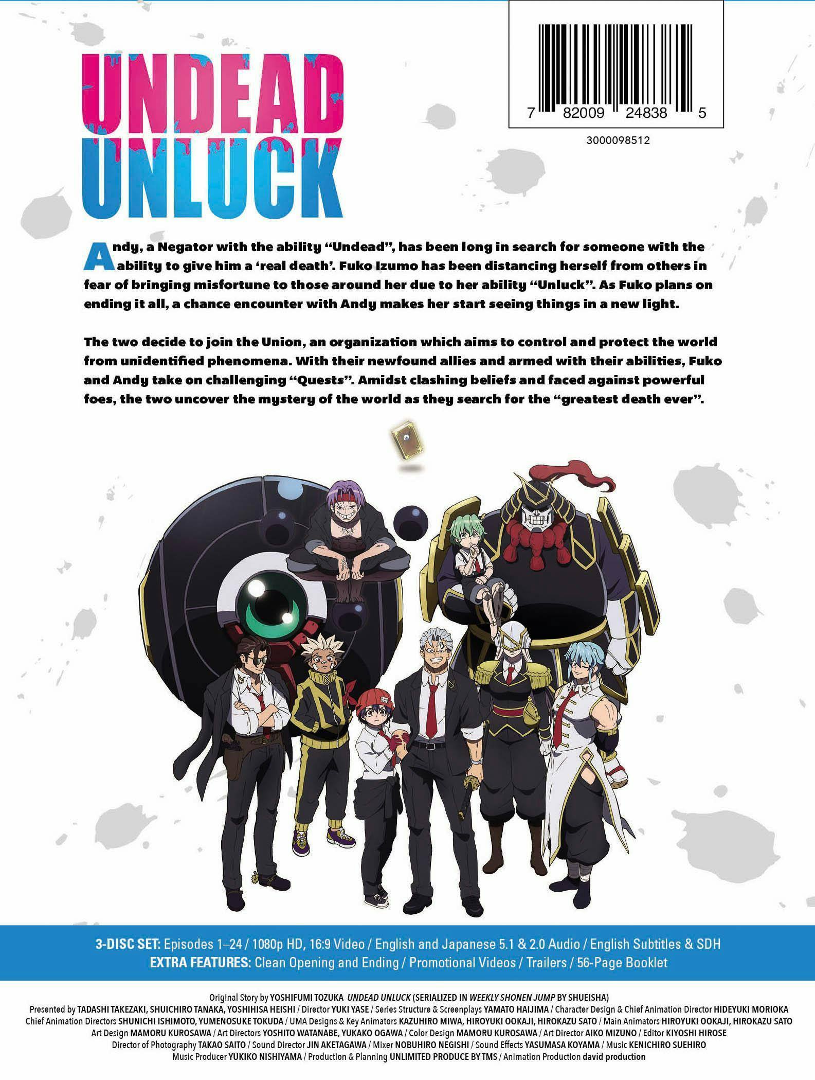 Back. Undead Unluck Limited Edition [Blu-ray].