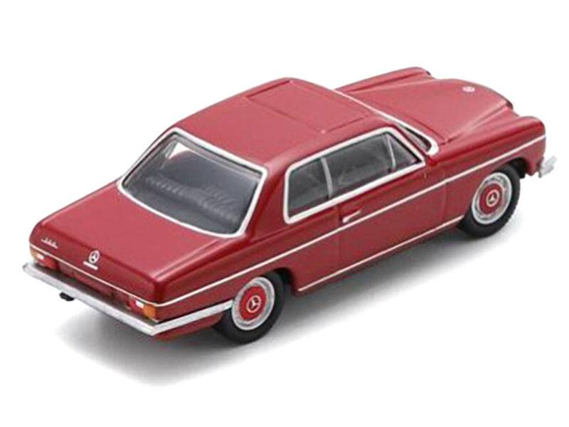 Left. Schuco - Mercedes-Benz /8 (W114) Coupe Red 1/87 (HO) Diecast Model Car by Schuco - Red.