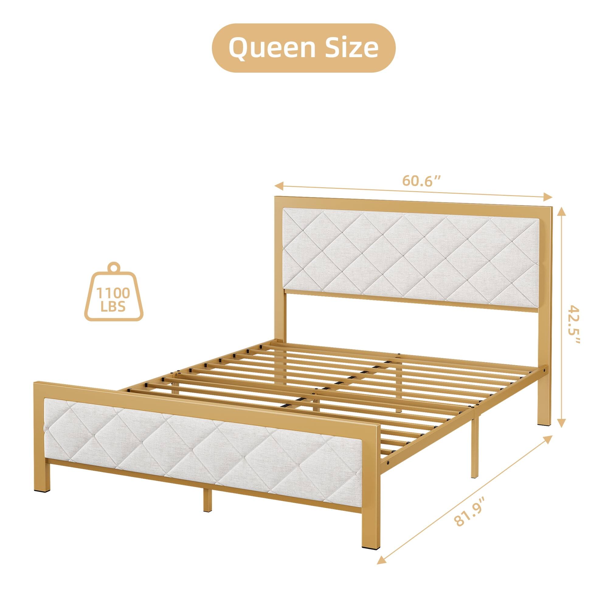 Queen Size  
60.6" x 81.9" x 42.5"  
1100 LBS