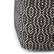 Alt View Zoom 12. Simpli Home - Graham Square Pouf - Patterned Black, Natural.