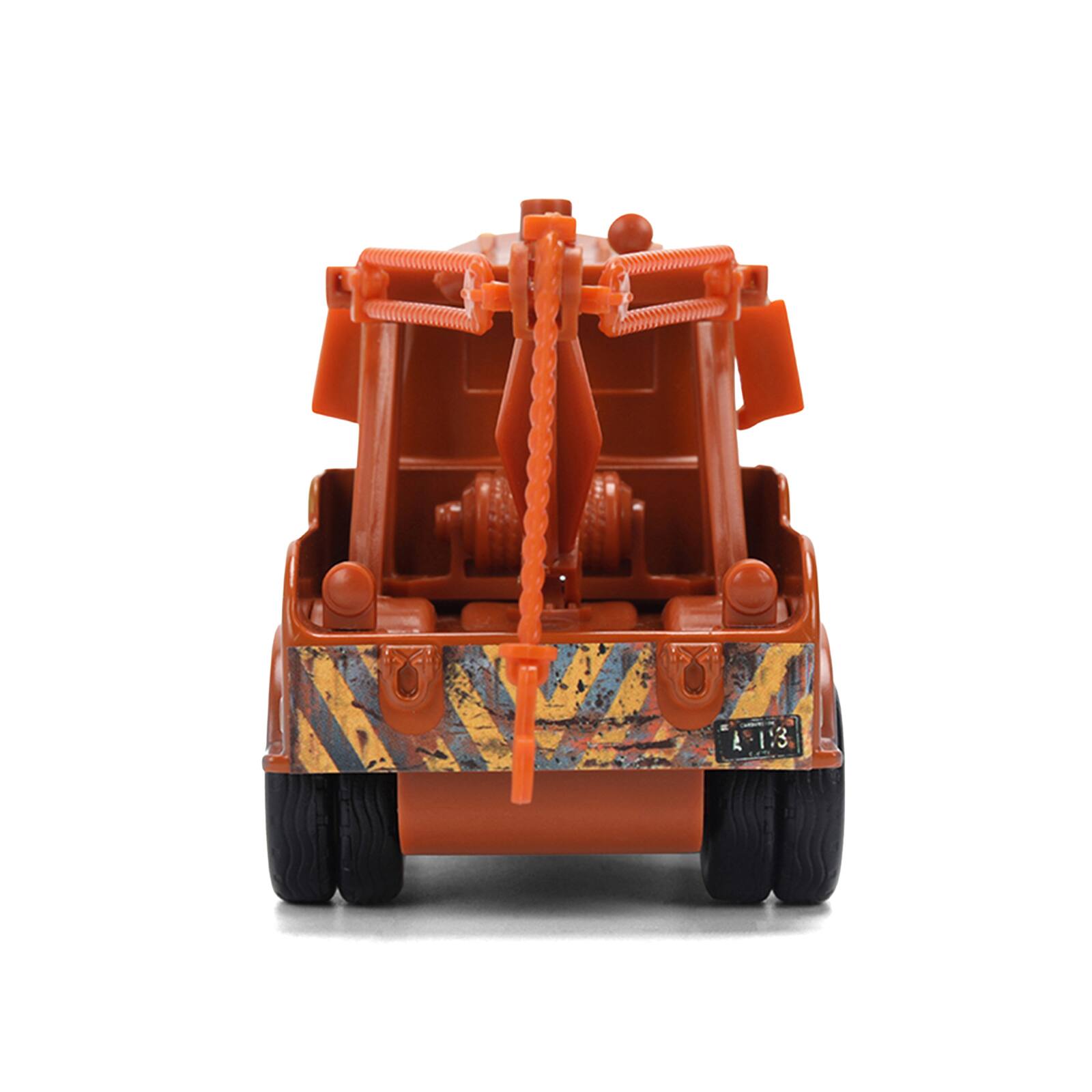 Alt View 4. Jada - "Tow Mater" Tow Truck Brown (Rusted) "Cars" (2006) Movie "Hollywood Rides" Series 1/32 Diecast Model Car by Jada.