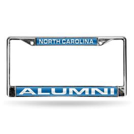 Rico Industries - North Carolina UNC Tar Heels Chrome Metal ALUMNI License Plate Frame Holder - Multi
