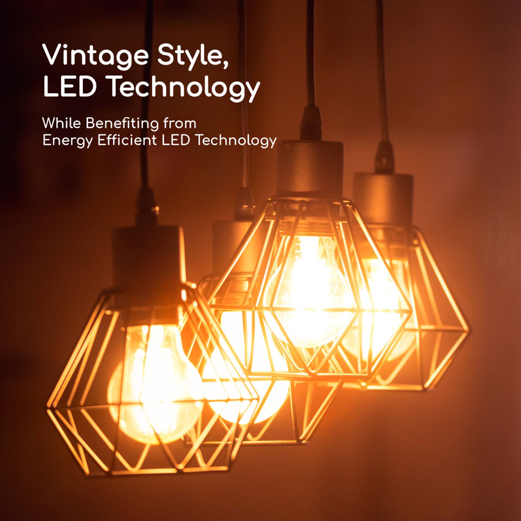 Vintage Style, LED Technology  
While Benefiting from Energy Efficient LED Technology