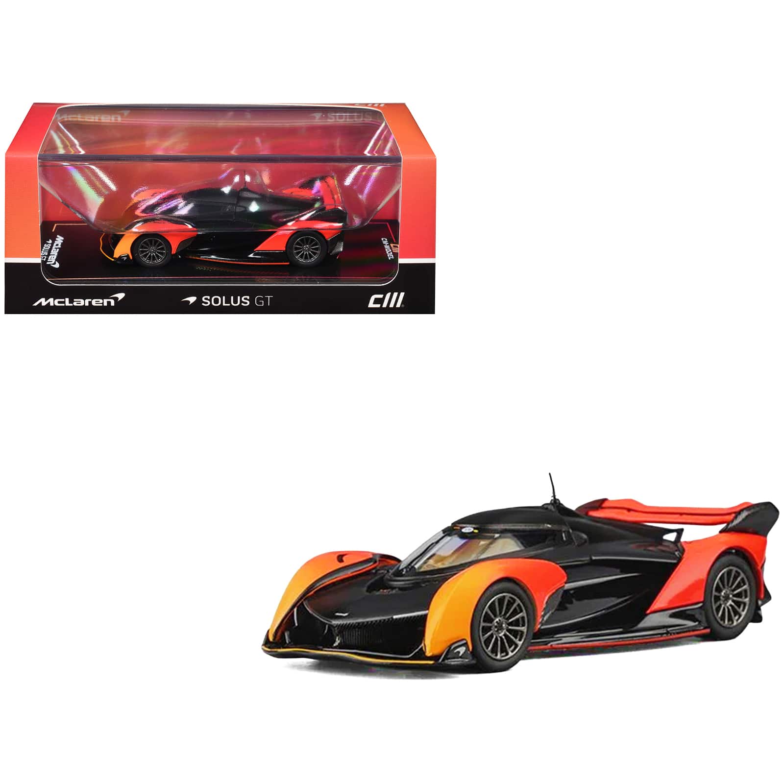 McLaren Solus GT Orange Gradient and Matt Black 1/64 Diecast Model Car by CM Models price history on PriceWatchPro