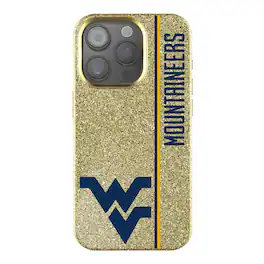 Keyscaper - NCAA - West Virginia Mountaineers iPhone Bling Case - 15 - Gold