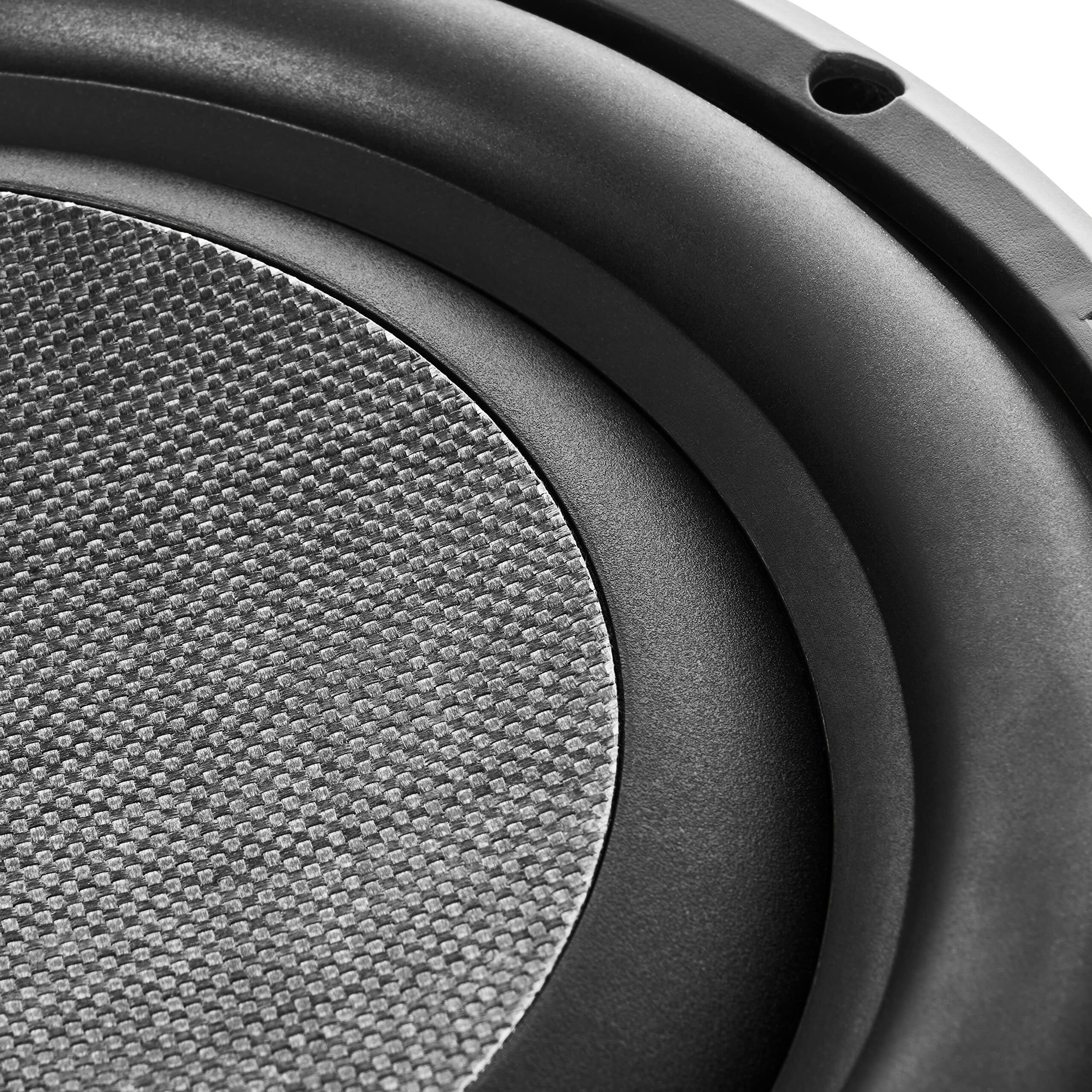 Alt View 2. NVX - SMW12D4 800W Peak (400W RMS) S-Series Shallow-Mount 12in Dual 4-Ohm Subwoofer.