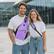 Alt View 4. mosiso - Sling Backpack Multipurpose Crossbody Shoulder Bag Travel Hiking Daypack - Light Purple.