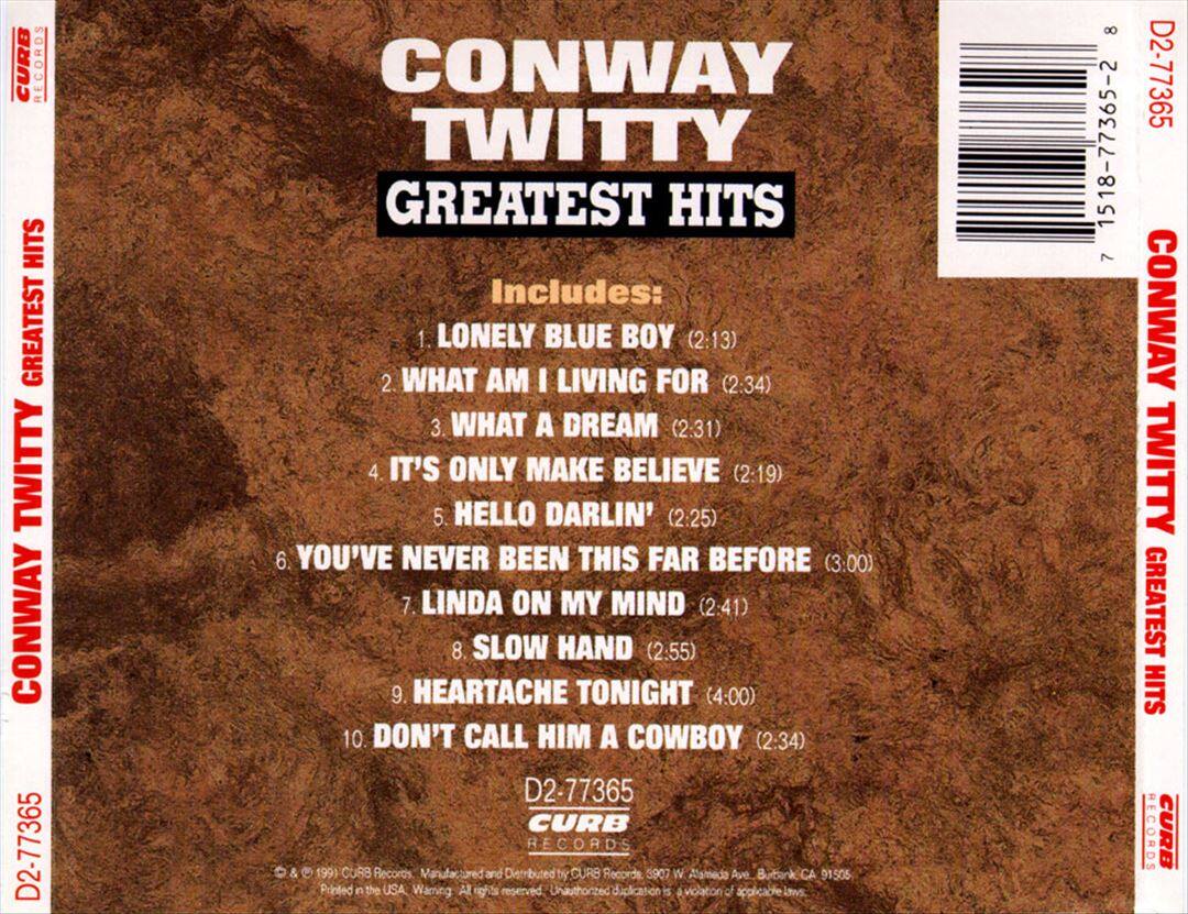 Back. Greatest Hits [Curb/Capitol] [CD].