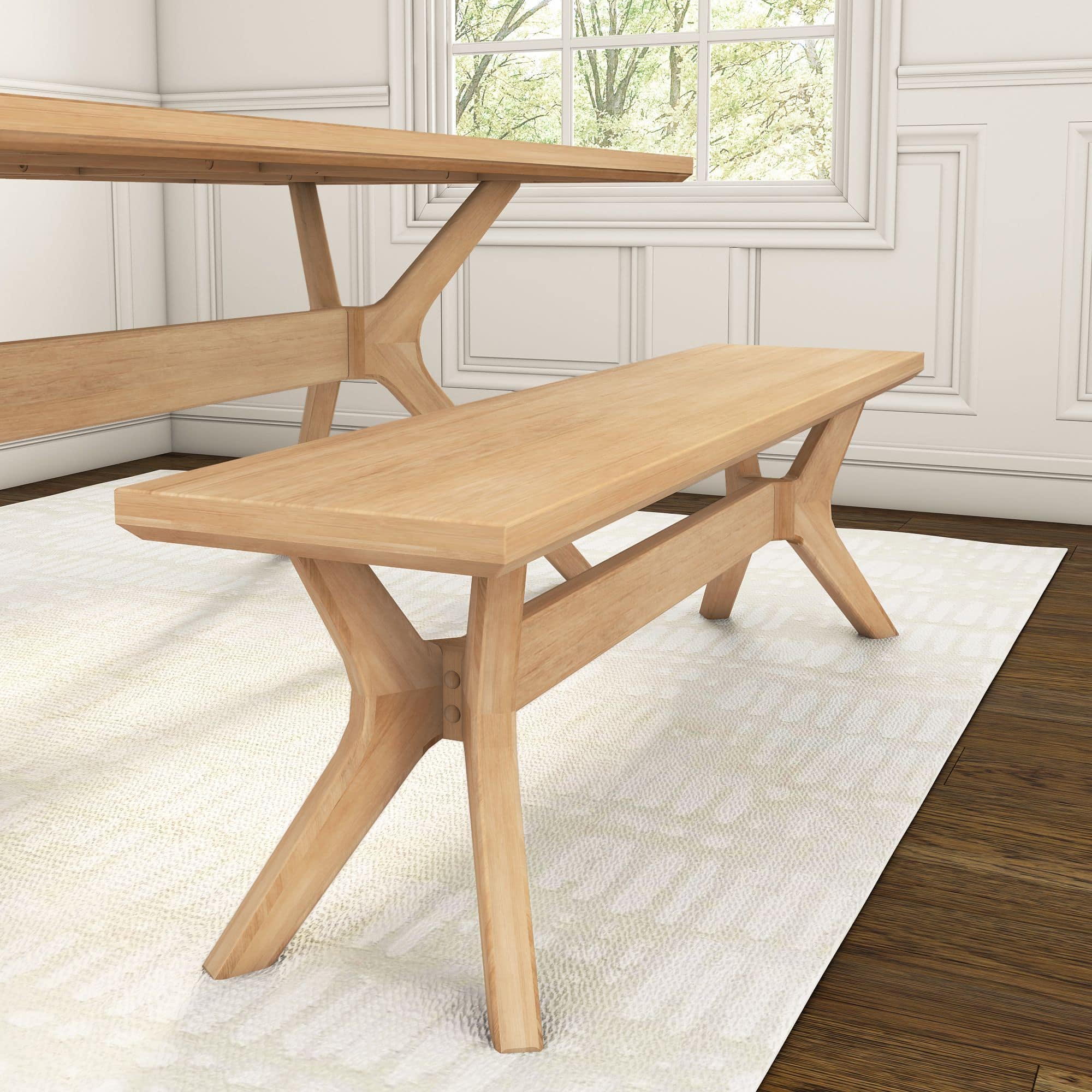 Photos - Weight Bench Verso Plank+Beam -  Dining Room Bench  - Blonde 2900314000-010 (60in / 1520mm)
