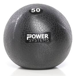 Power Systems - MEGA Slam Ball Prime (50 lb), No-Bounce 10" Medicine Ball for Strength & Core Training - Black