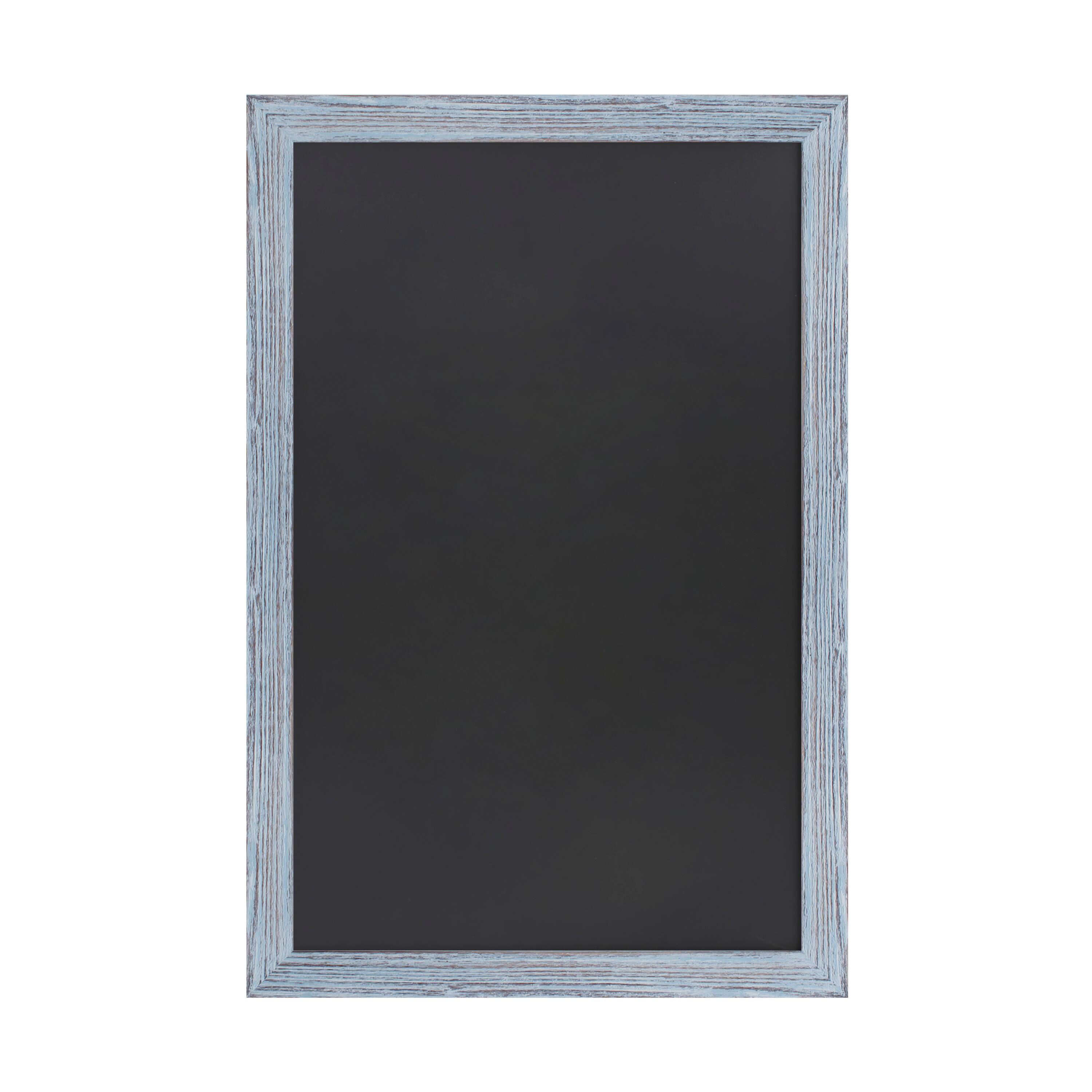 Alt View 9. Emma + Oliver - Burke Framed Decorative Wall Hanging Chalkboard with Magnetic Surface and Eraser for Weddings, Parties, Showers and More - Blue.