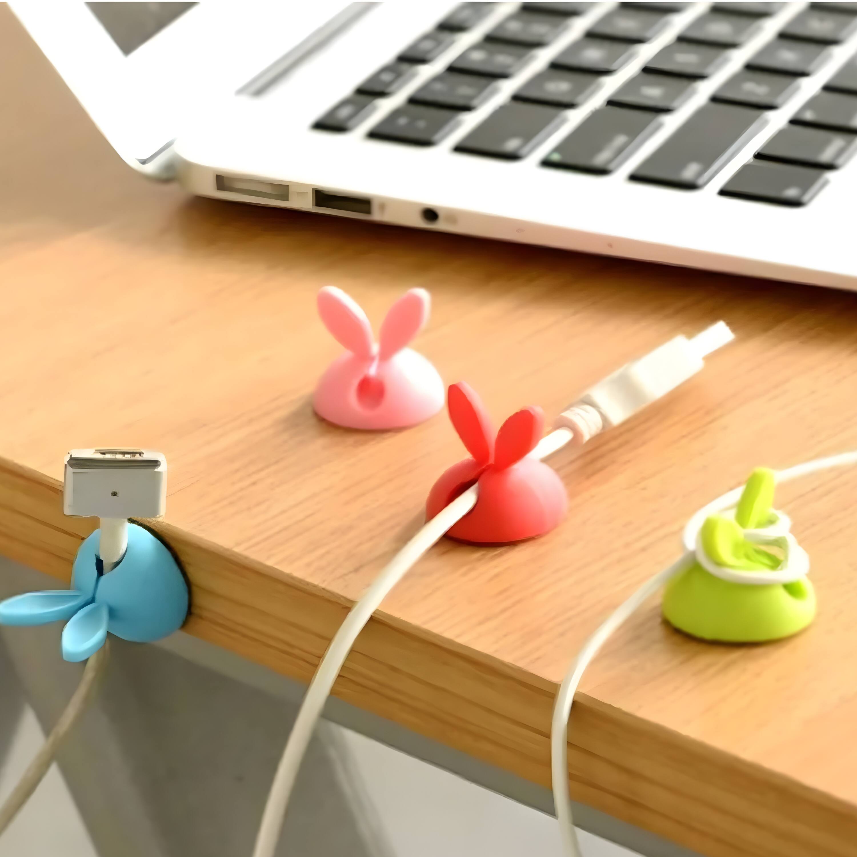 Angle. Kitcheniva - Cable Reel Organizer Set Wire Holder Clips 9 Pcs - Multi.