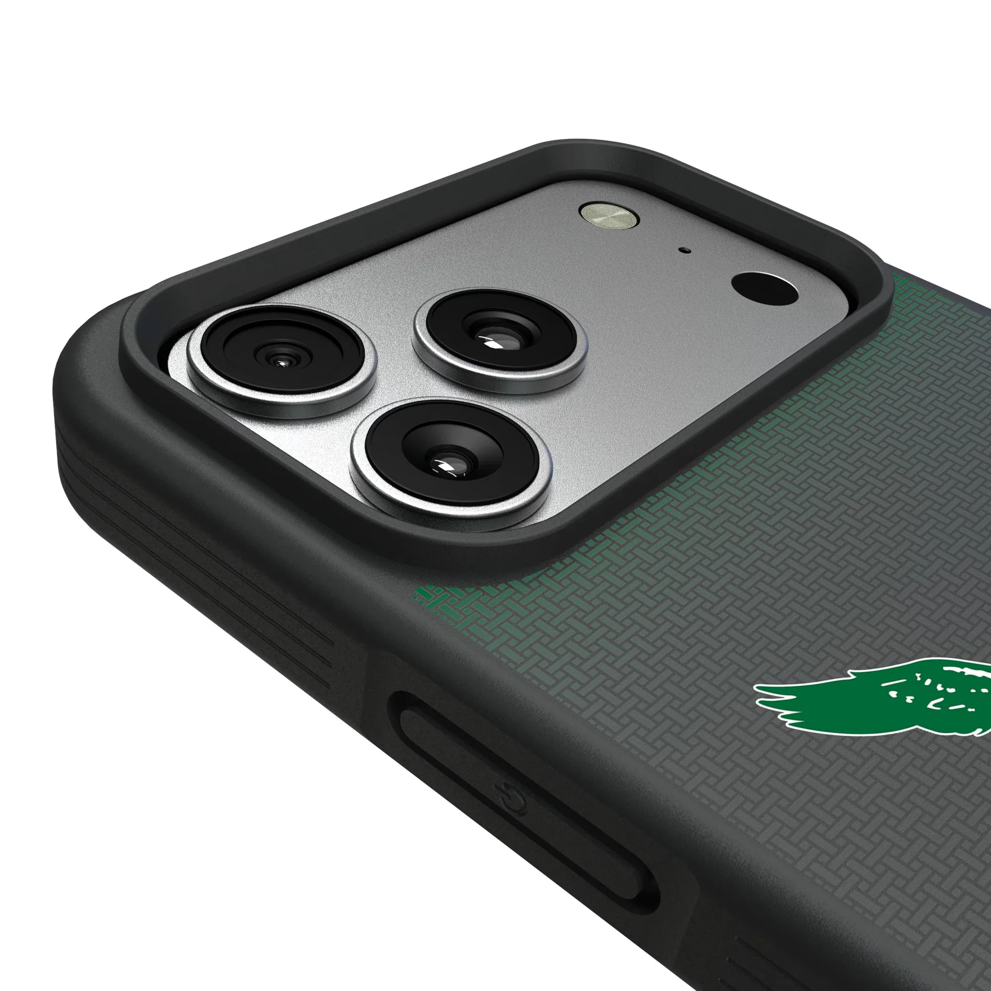 Alt View 2. Keyscaper - Philadelphia Eagles Bump Case with 8.2ft Drop Protection - 15 Pro - Black.