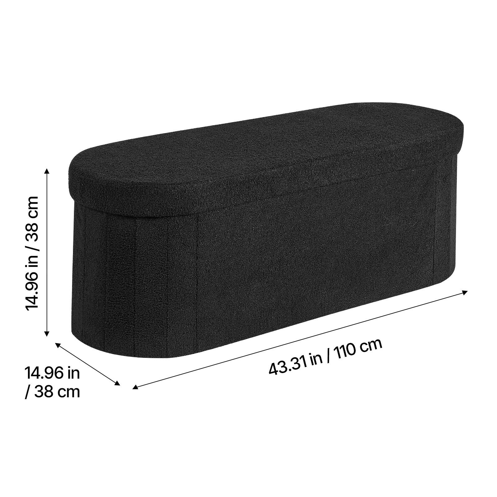 - Height: 14.96 in / 38 cm
- Width: 43.31 in / 110 cm
- Depth: 14.96 in / 38 cm